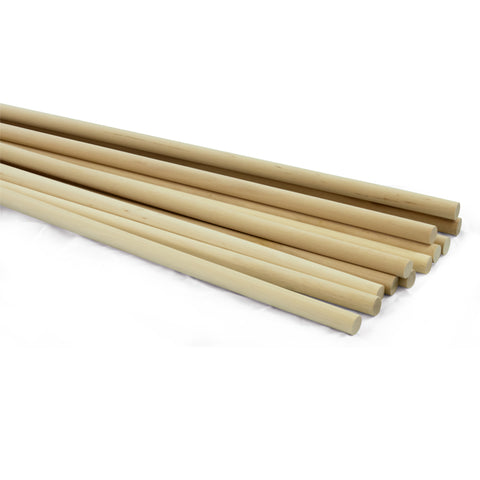 1/2 dia. x 36 Birch Hardwood Dowels-SKU 7909