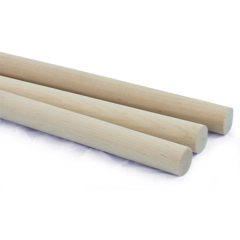 1 dia. x 36 Birch Hardwood Dowels-SKU 7913