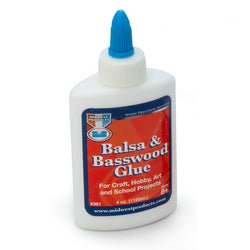 Balsa and Basswood Glue - 4 oz.-SKU 361